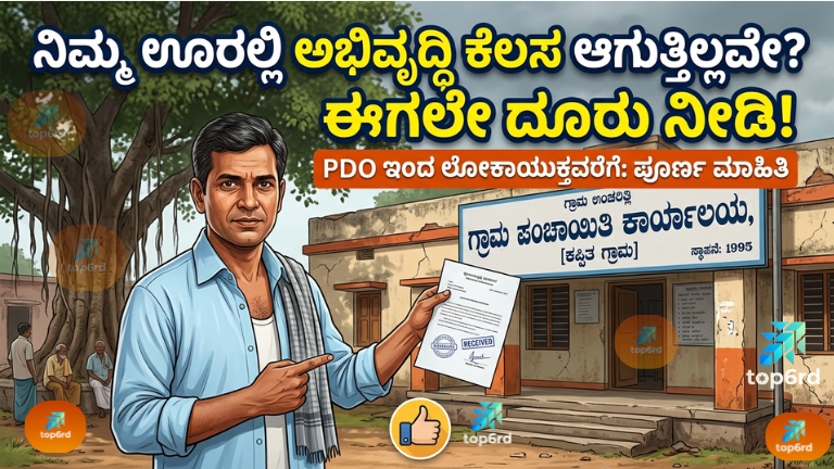 ಗ್ರಾಮ ಪಂಚಾಯಿತಿಯಲ್ಲಿ ಕೆಲಸ ಆಗುತ್ತಿಲ್ಲವೇ